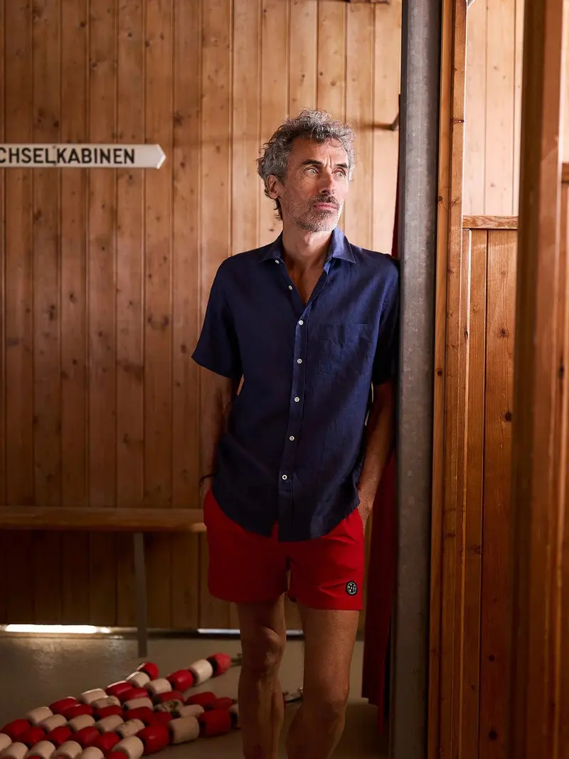 Carpasus Shirt Lido Linen Navy