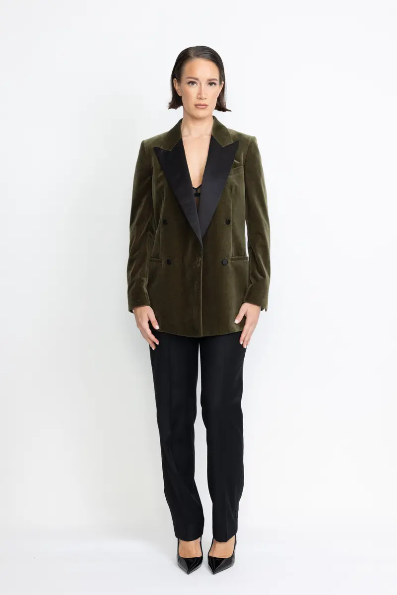 Amarante Limited Edition Jacket - Tuxedo style  jacket in fo
