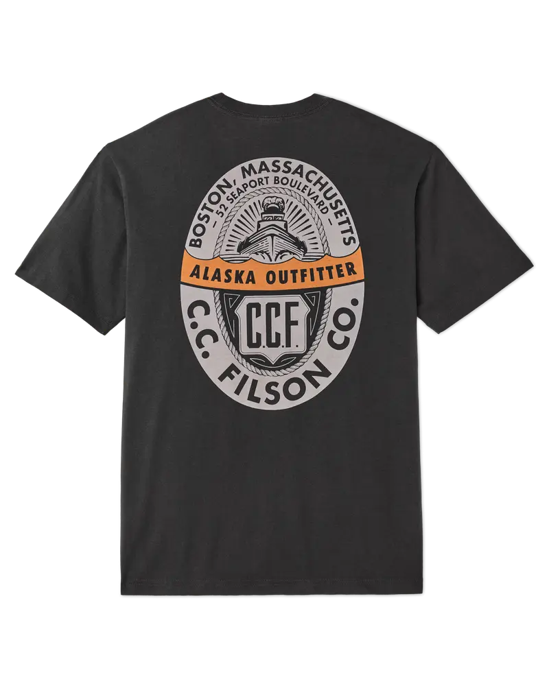 Boston Graphic T-Shirt - Black