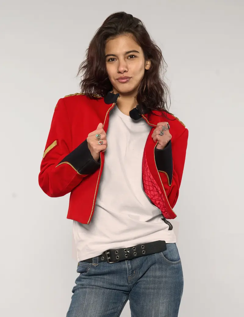 Womens Red RAF Ceremonial Mess Dress Jacket